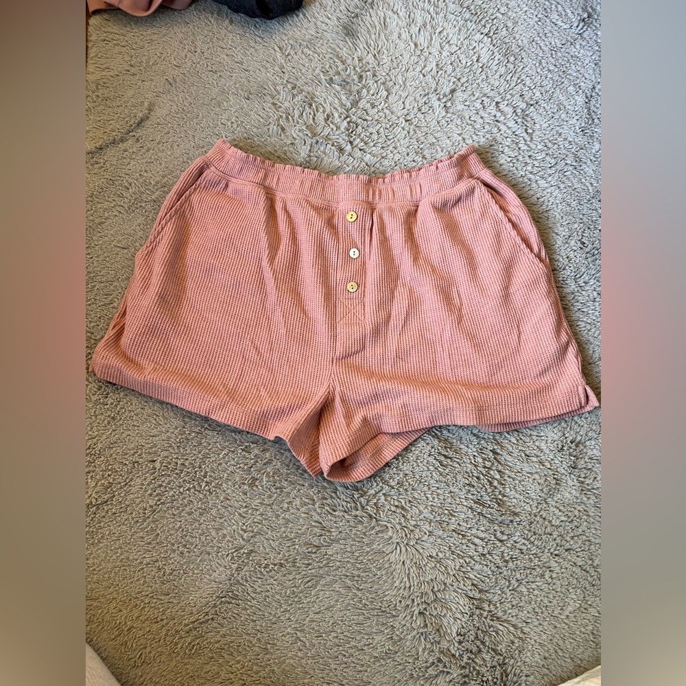Z Supply Pink Pajama Shorts
